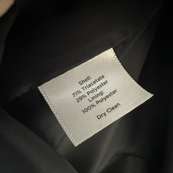 Talbots Black Knee Length Shift Dress Size 8 New with tags Career Work Formal - Picture 6 of 6